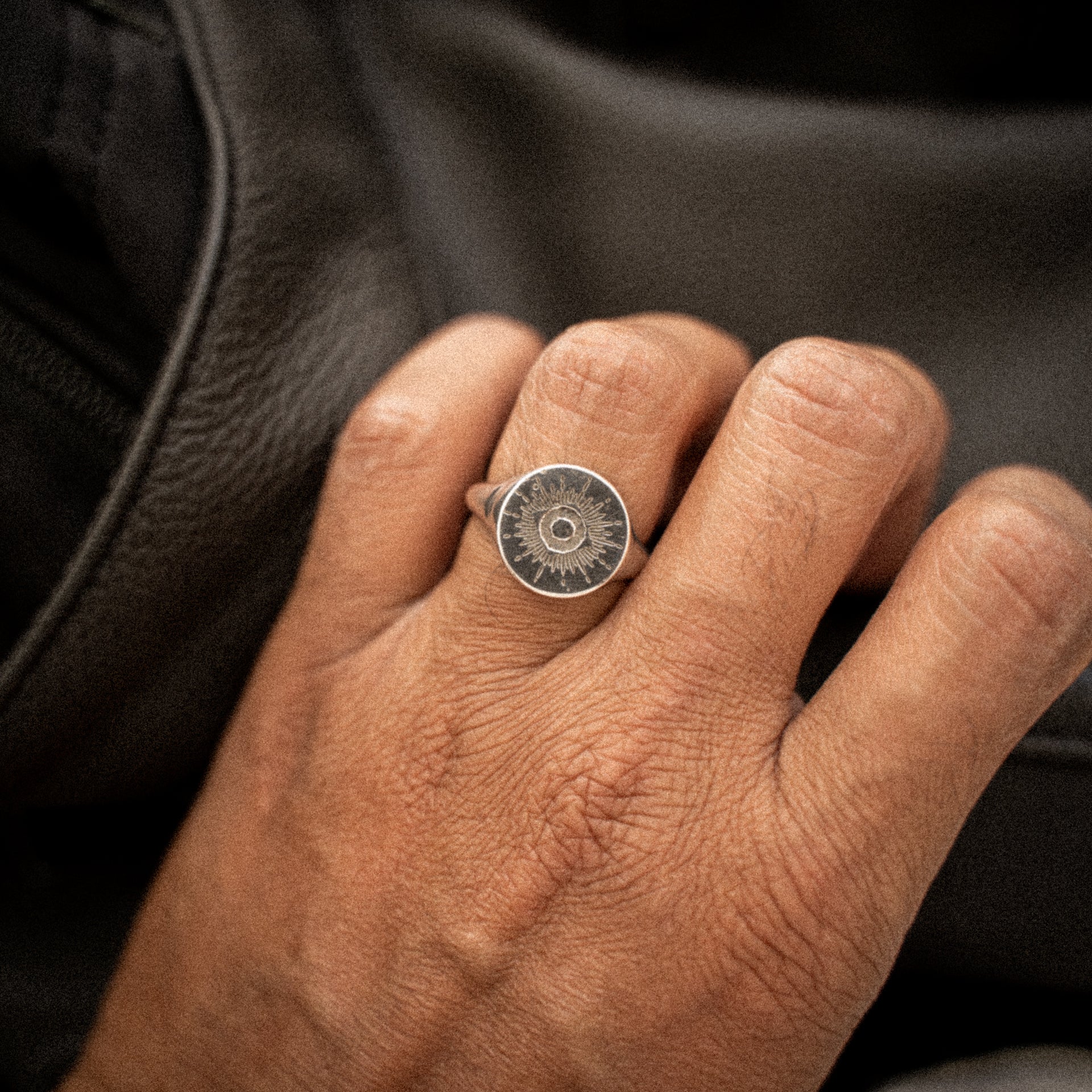 Shiva’s Third Eye Ring – Handmade Sterling Silver Signet Ring – Unisex Karma Collection - Sailors and Seekers - Sailors and Seekers