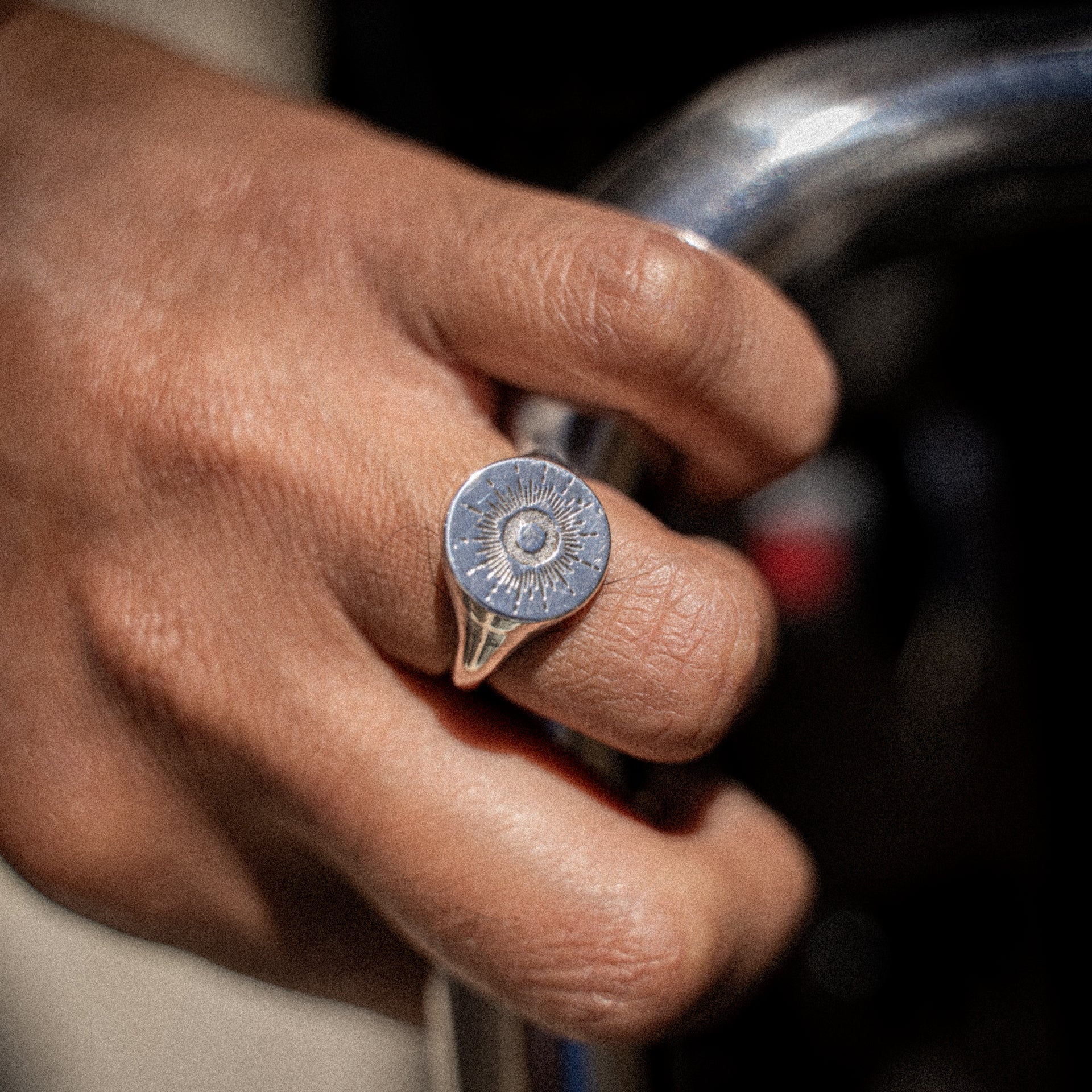 Shiva’s Third Eye Ring – Handmade Sterling Silver Signet Ring – Unisex Karma Collection - Sailors and Seekers - Sailors and Seekers