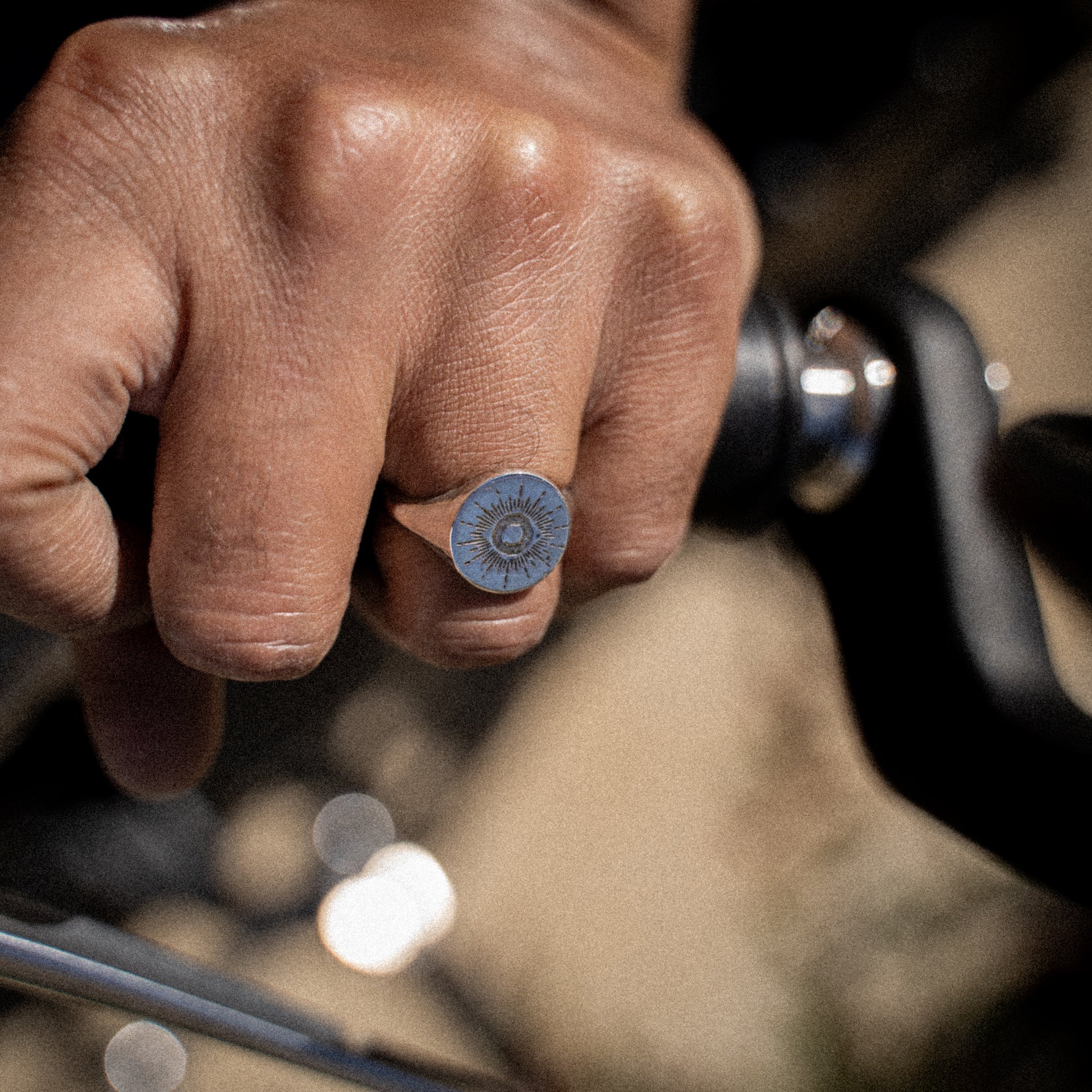 Shiva’s Third Eye Ring – Handmade Sterling Silver Signet Ring – Unisex Karma Collection - Sailors and Seekers - Sailors and Seekers