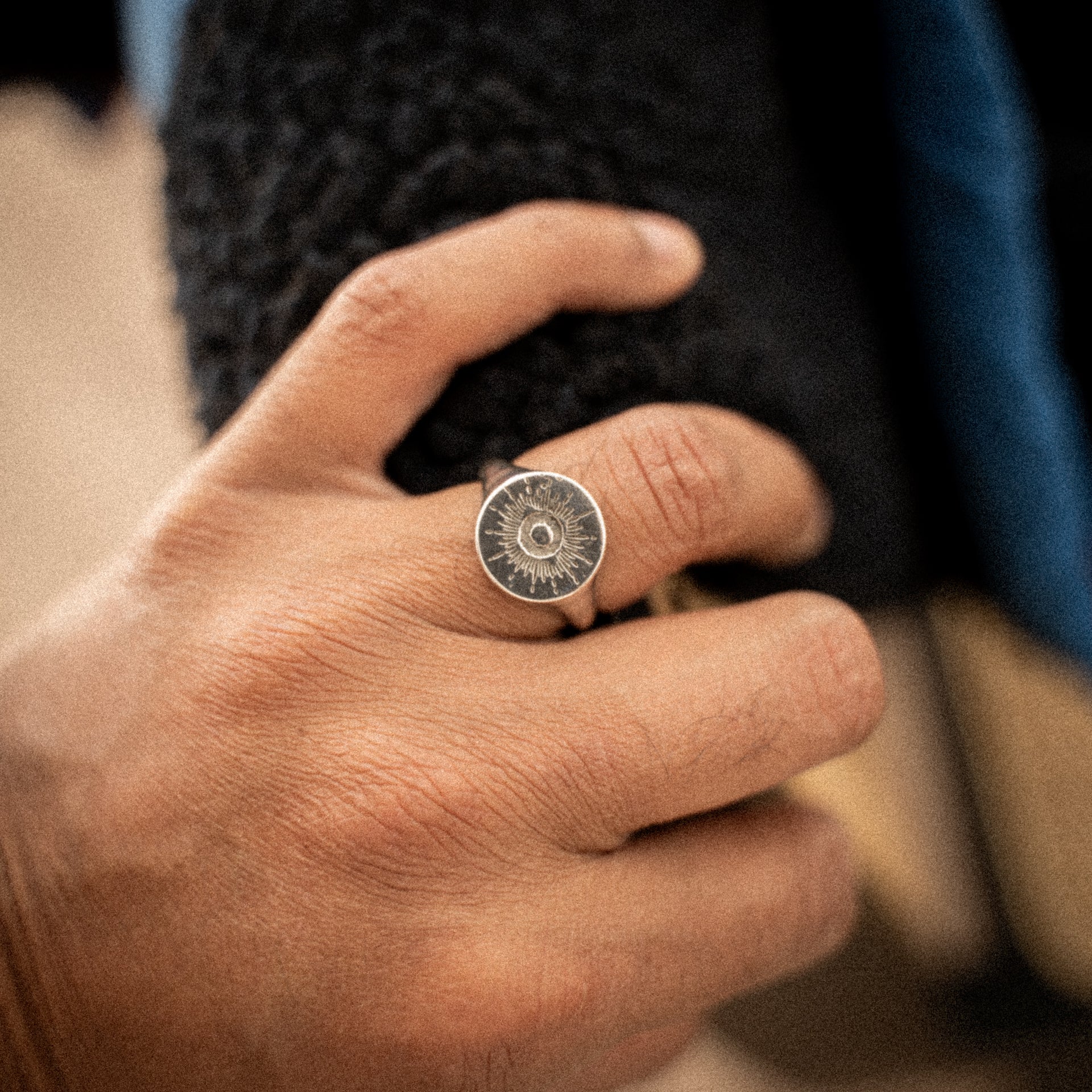 Shiva’s Third Eye Ring – Handmade Sterling Silver Signet Ring – Unisex Karma Collection - Sailors and Seekers - Sailors and Seekers