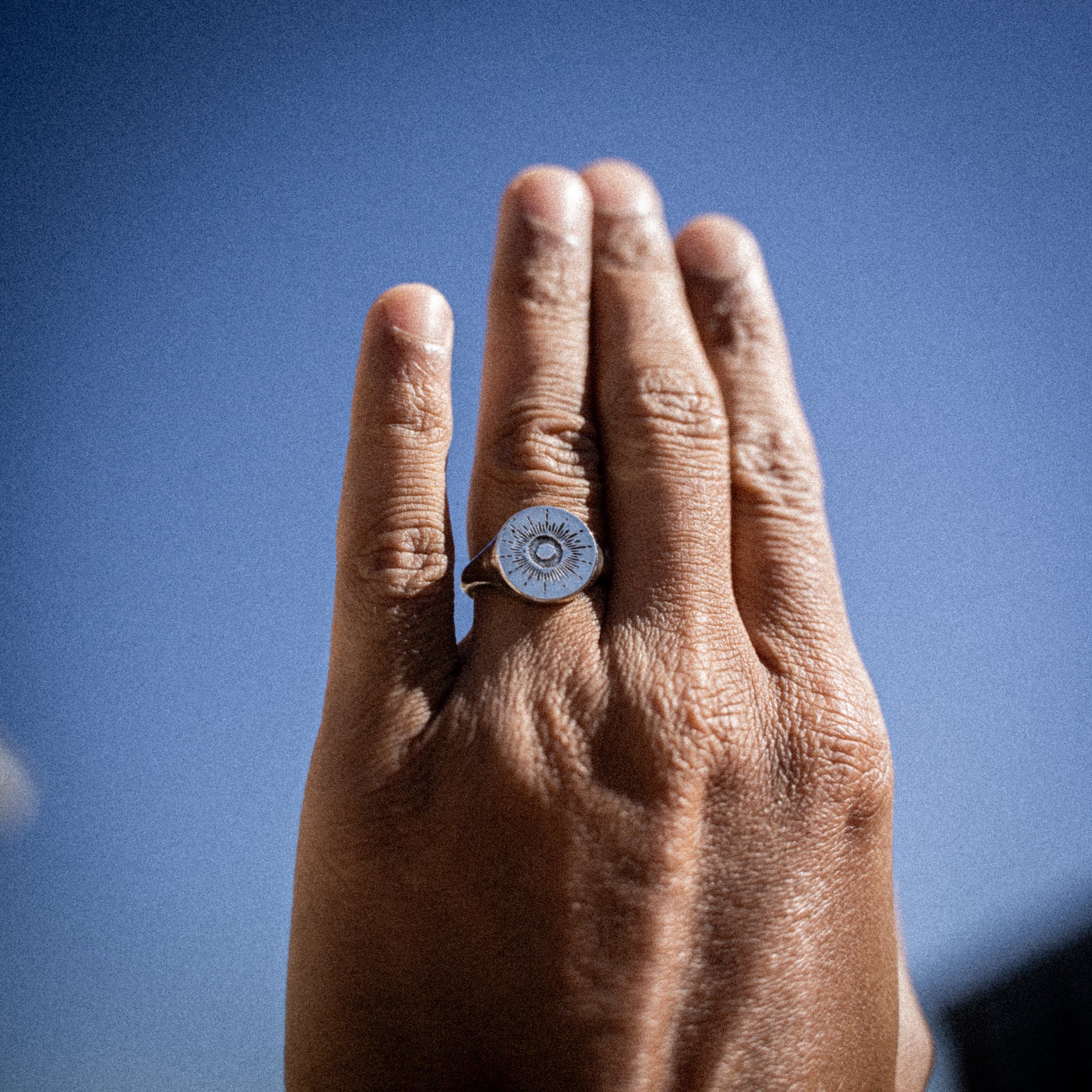 Shiva’s Third Eye Ring – Handmade Sterling Silver Signet Ring – Unisex Karma Collection - Sailors and Seekers - Sailors and Seekers