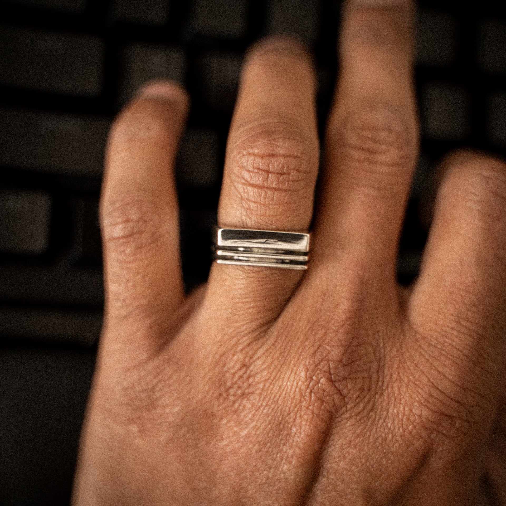 The Parallel Signet - A Reminder of Life’s Duality - Handmade in Australia - Solid Recycled 925 Sterling Silver - Sailors And Seekers - Sailors and Seekers