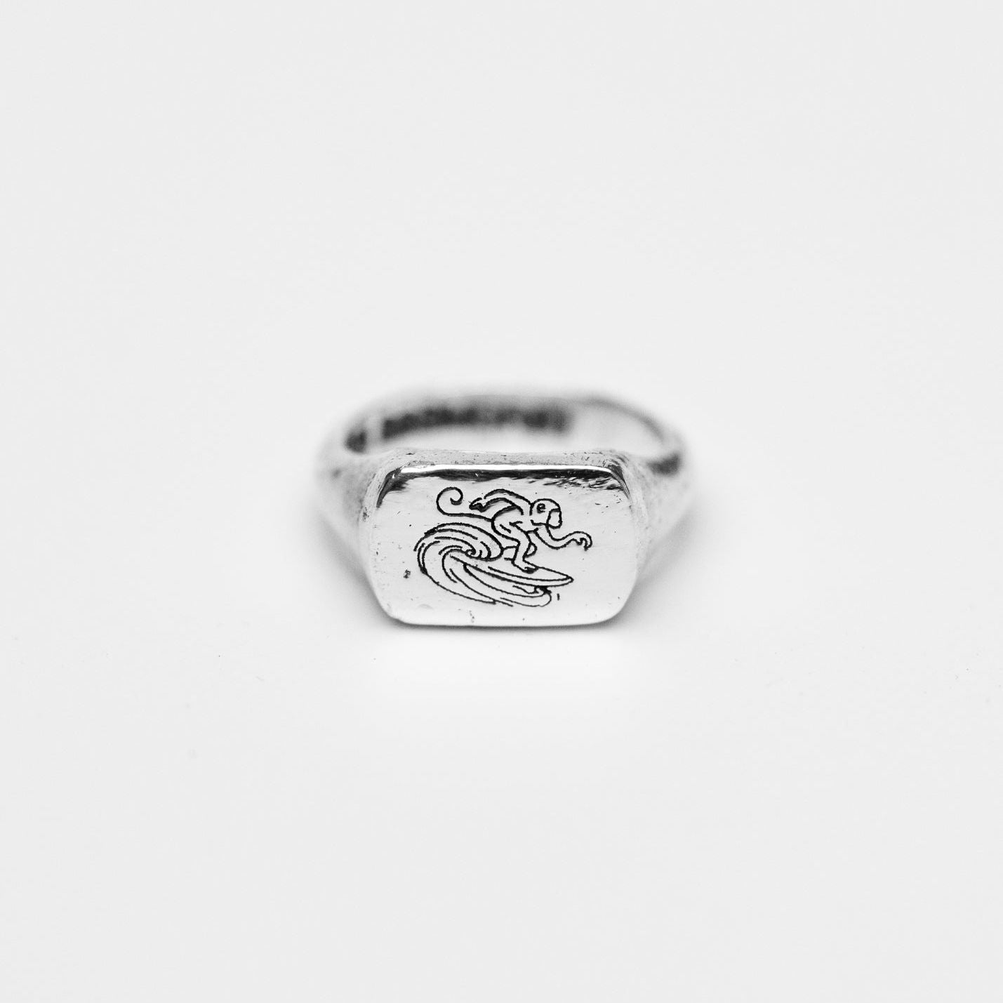 The Surfing Monkey Ring - Surf Ring in 925 Sterling Silver - Surf Coast Collection - Sailors and Seekers