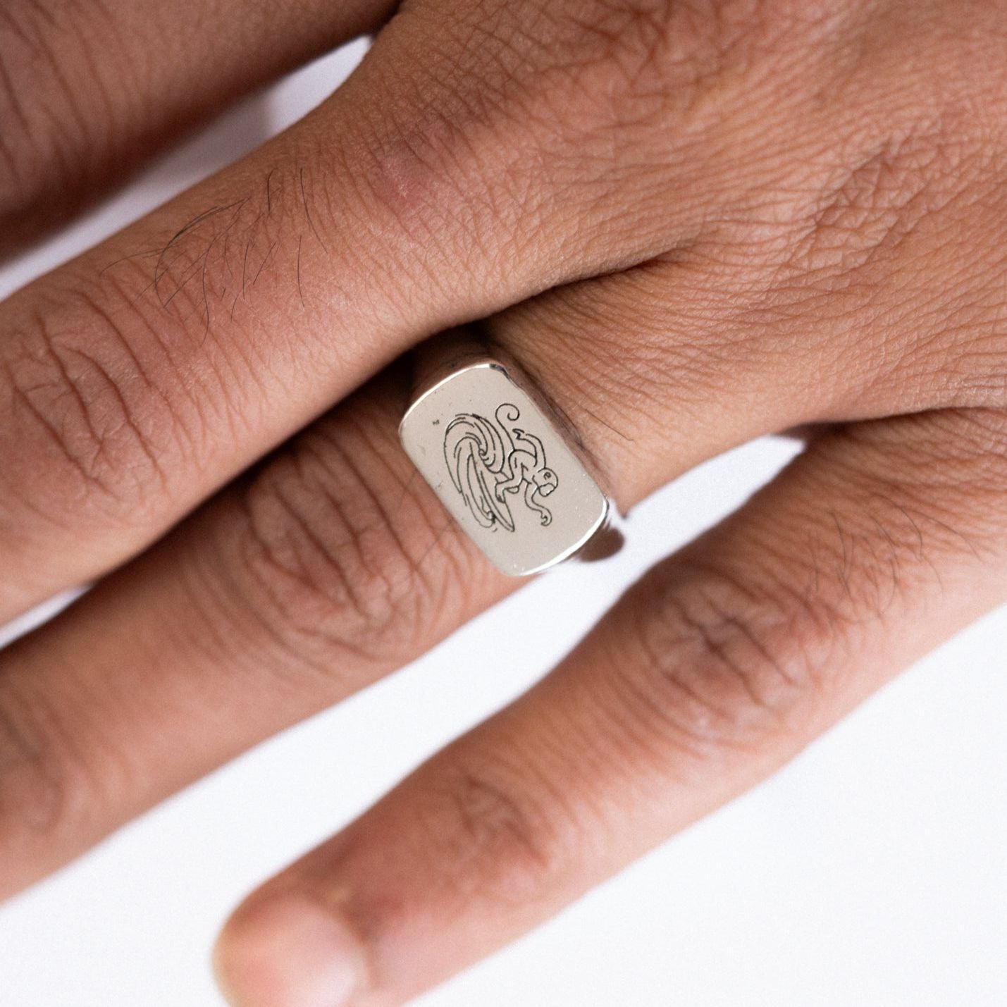 The Surfing Monkey Ring - Surf Ring in 925 Sterling Silver - Surf Coast Collection - Sailors and Seekers